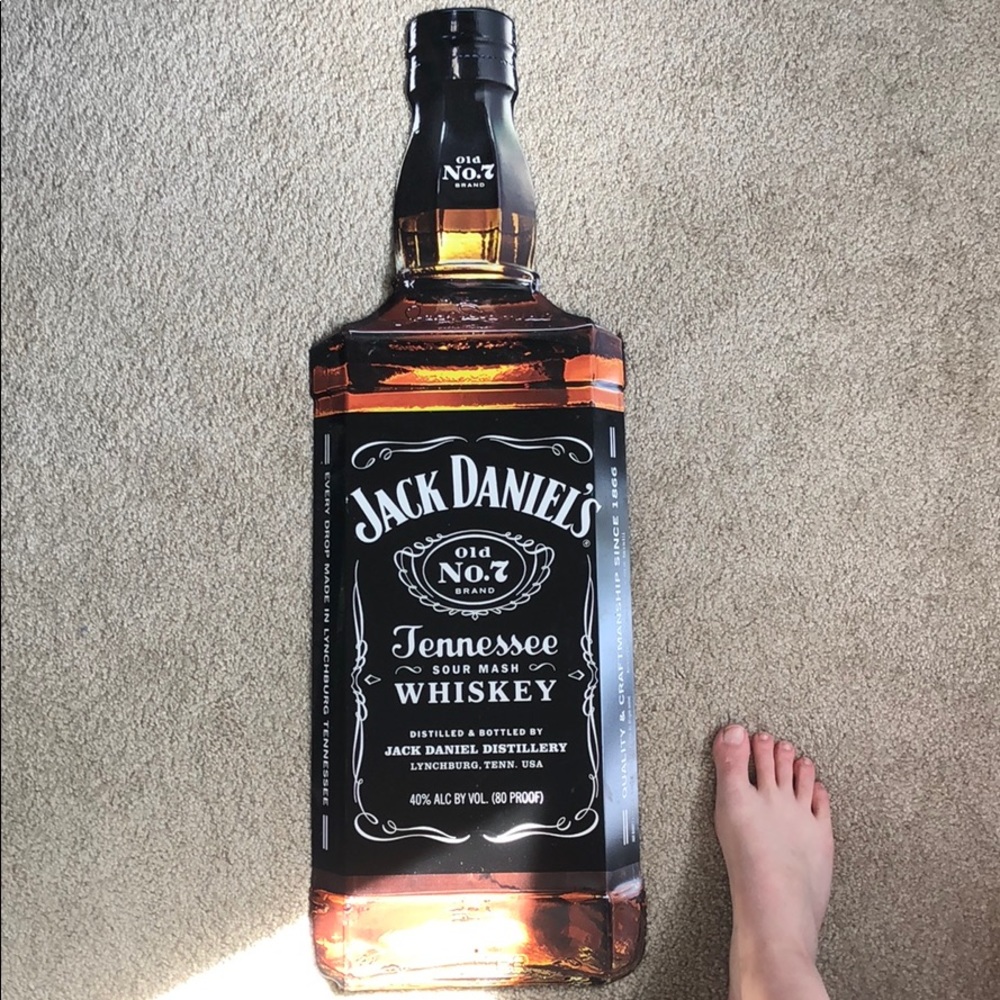 Jack Daniels giant tin sign